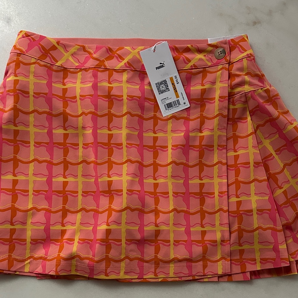 Puma Wrap Golf Skirt Dani Dazey Small- NWT
